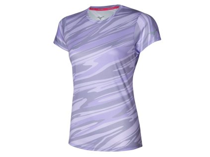 Dámské Triko Mizuno Core Graphic tee Pastel Lilac