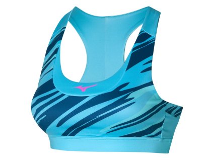 Podprsenka Mizuno Alpha Graphic Bra Maui Blue