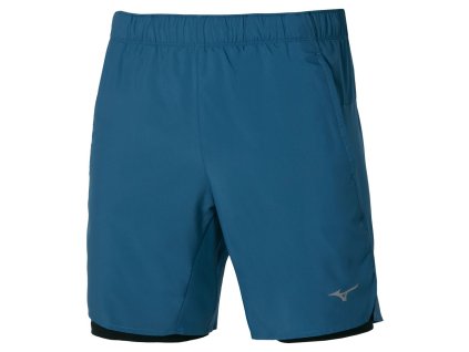 Šortky Mizuno Core 7.5 2in1 Short Blue Ashes