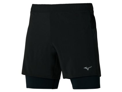 Šortky Mizuno ER 5.5 2in1 Short Black