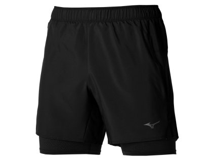 Pánské Šortky Mizuno Core 5.5 2in1 Short Black