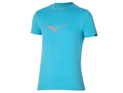 Triko Mizuno Athletics RB Tee Maui Blue
