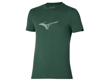 Triko Mizuno Athletics RB Tee Pineneedle