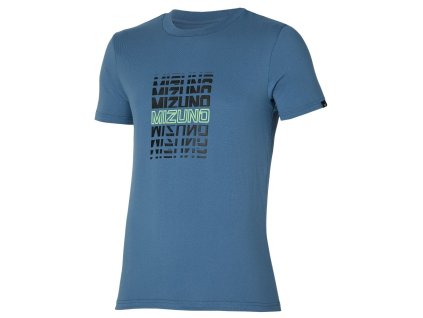 Triko Mizuno Athletics Mizuno Tee China Blue