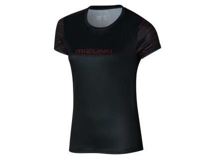 Triko Mizuno Graphic Tee Black