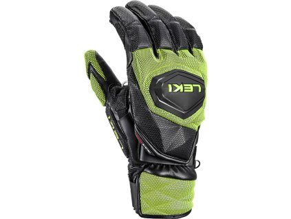 Rukavice Leki WCR Venom GS 3D black-ice lemon