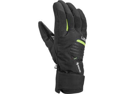 Rukavice Leki Vision GTX black-lime