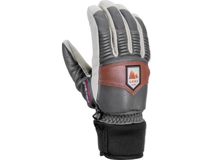 Rukavice Leki Patrol 3D graphite-off white-maroon