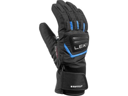 Rukavice Leki Griffin 3D Junior black-cyan