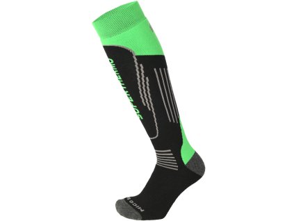 MICO Superthermo Primaloft Kids Ski Socks - Nero/Turchese