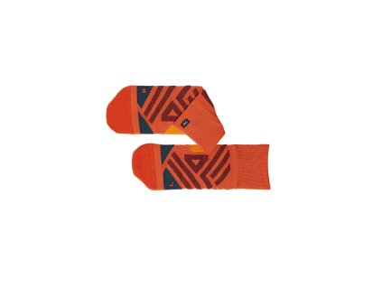 Pánské ponožky ON Running Mid Sock Rust/Navy
