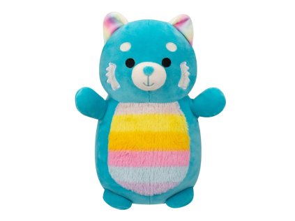Plyšák SQUISHMALLOWS HugMess Panda červená - Vanessa, 35cm