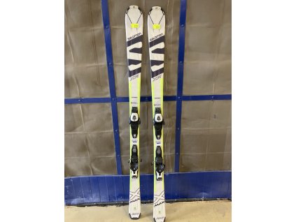 sjezdové lyže set bazar - salomon e x-max xr + e lithium 10