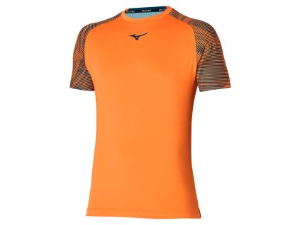 Triko Mizuno Charge Shadow Tee Carrot Curl