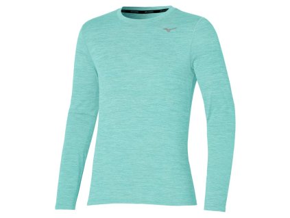 Triko Mizuno Impulse Core LS Tee Aquifer