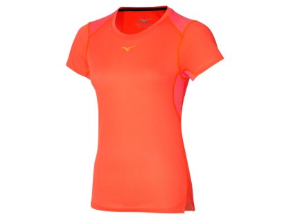 Triko Mizuno DryAeroFlow Tee Nasturtium