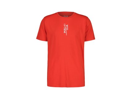 Pánské Triko Maloja IllerM. fire red