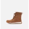 Dětské boty SOREL YOUTH WHITNEY II JOAN LACE WP - Velvet Tan, Chalk