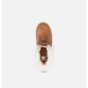 Dětské boty SOREL YOUTH WHITNEY II JOAN LACE WP - Velvet Tan, Chalk
