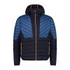 Pánská bunda CMP MAN HYBRID JACKET FIX HOOD - Bluestone