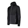Pánská bunda CMP MAN HYBRID JACKET FIX HOOD - Black