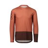 Cyklo dres POC MTB Pure LS Jersey Himalayan Salt / Axinite Brown