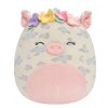 Plyšák SQUISHMALLOWS Strakaté prasátko s čelenkou - Rosie