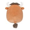 Plyšák SQUISHMALLOWS Hnědý strakatý býk - Shep, 30 cm