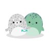 Plyšák SQUISHMALLOWS 2v1 tuleň Odile a želva Cole