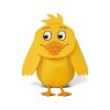 Batůžek Affenzahn Duck small-yellow