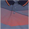 Pánské triko Kjus Spot Printed Polo S/S Steel Blue/Kjus Orange