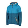 Dětská mikina CMP KID JACKET FIX HOOD tmavě zelená