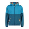 Dětská mikina CMP KID JACKET FIX HOOD tmavě zelená