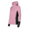 Dámská mikina CMP WOMAN JACKET FIX HOOD fialová