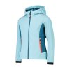 Dětská softshell bunda CMP KID G JACKET FIX HOOD modrá