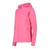 Dámská mikina CMP WOMAN JACKET FIX HOOD růžová
