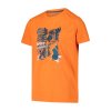 Dětské triko CMP KID T-SHIRT oranžové