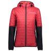 Dámská bunda CMP WOMAN FIX HOOD HYBRID JACKET růžová