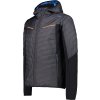 Pánská bunda CMP MAN FIX HOOD HYBRID JACKET šedá