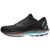 Boty Mizuno WAVE INSPIRE 19 Black MetalGray BisGreen