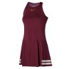 Tenisové šaty Mizuno Printed Dress Cabernet