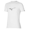 Triko Mizuno Athletics RB Tee White