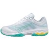 Boty Mizuno WAVE EXCEED LIGHT AC White Turquoise High Visibility