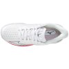 Boty Mizuno WAVE EXCEED TOUR 5 AC Undyed White Quiet Shade Opera Red