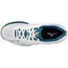 Boty Mizuno EXCEED STAR Jr. CC White Moroccan Blue Turquoise