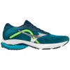 Boty Mizuno WAVE ULTIMA 13 Moroccan Blue Silver Green Gecko