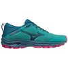 Boty Mizuno WAVE RIDER TT Lagoon Moroccan Blue Pink Peacock