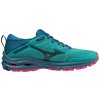 Boty Mizuno WAVE RIDER TT Lagoon Moroccan Blue Pink Peacock