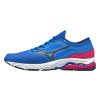 Boty Mizuno WAVE PRODIGY 4 Ibiza Blue White Driven Pink