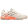 Tenisové Boty Mizuno EXCEED STAR Jr. AC Snow White Neon Flame Lunar Rock